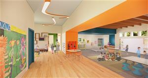 Kindergarten Classroom rendering 